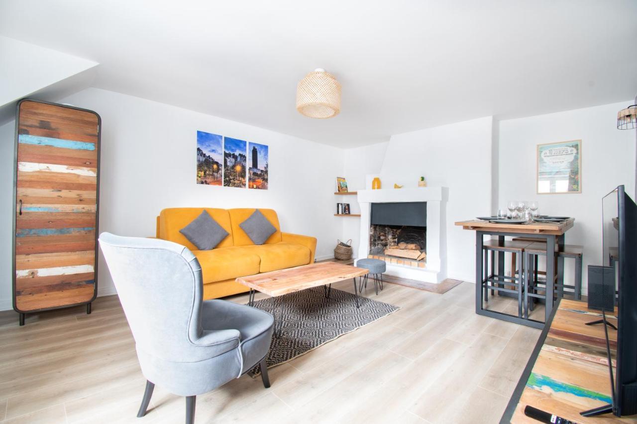 Apartamento T3 Duplex De Charme Au Coeur Du Quartier Historique Nantes Exterior foto